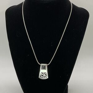 Brighton Bloc Haus Chic Silver Pendant Necklace